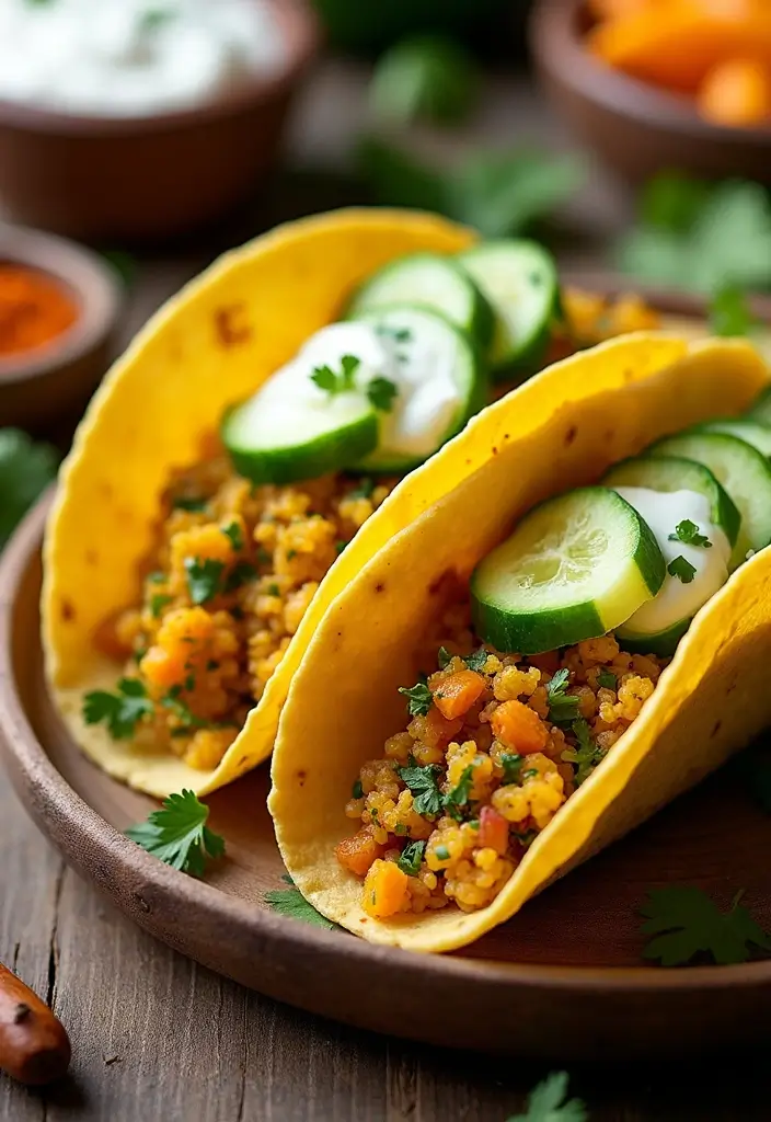 25 Air Fryer Taco Recipes That Are Crispy and Easy 56 25 Air Fryer Taco Recipes That Are Crispy and Easy - 10. Curried Quinoa Tacos