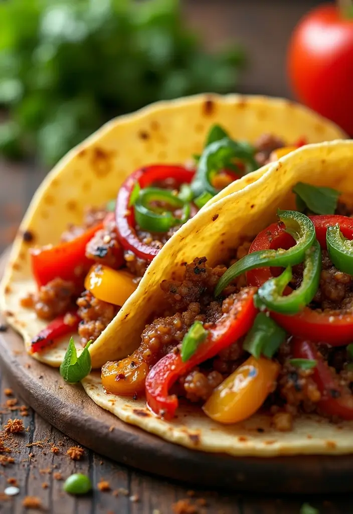 25 Air Fryer Taco Recipes That Are Crispy and Easy 117 25 Air Fryer Taco Recipes That Are Crispy and Easy - 19. Veggie Fajita Tacos
