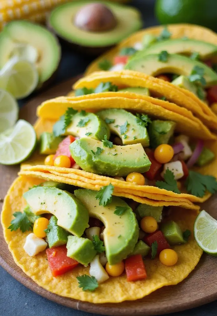 25 Air Fryer Taco Recipes That Are Crispy and Easy 138 25 Air Fryer Taco Recipes That Are Crispy and Easy - 22. Corn and Avocado Tacos