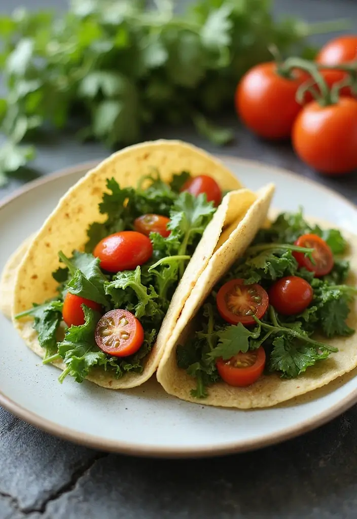 25 Air Fryer Taco Recipes That Are Crispy and Easy 152 25 Air Fryer Taco Recipes That Are Crispy and Easy - 24. Vegan Pesto Tacos