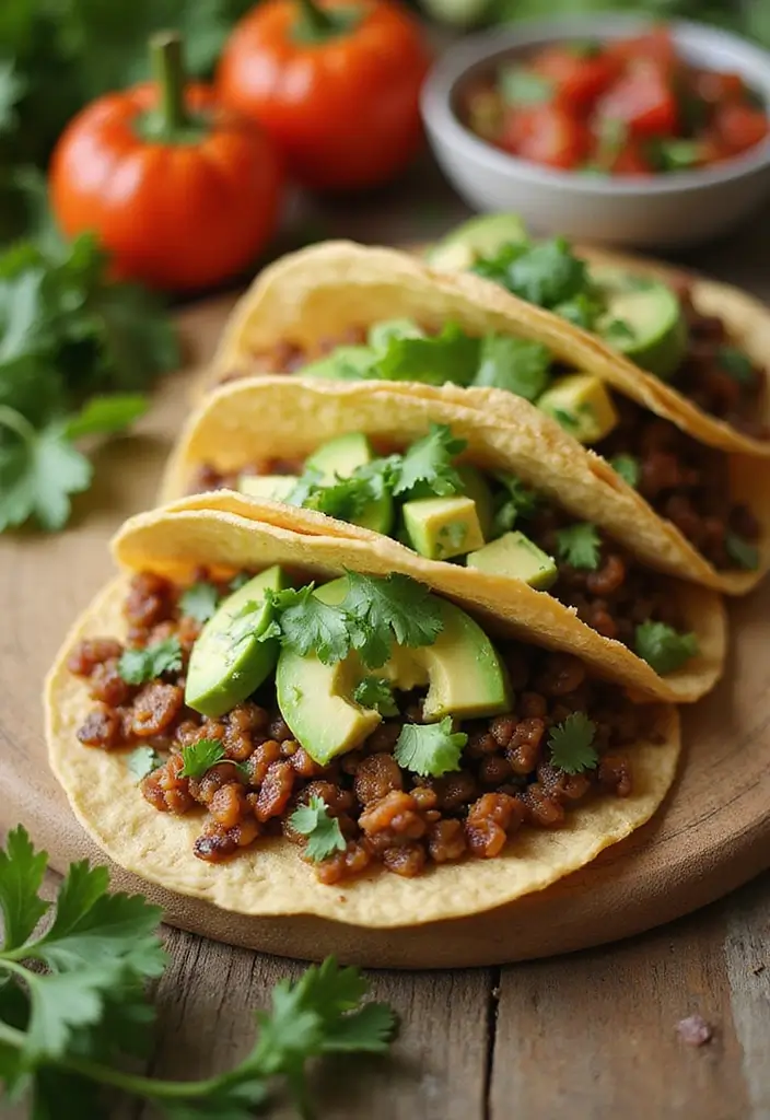 25 Air Fryer Taco Recipes That Are Crispy and Easy 39 25 Air Fryer Taco Recipes That Are Crispy and Easy - 7. Lentil Tacos with Salsa