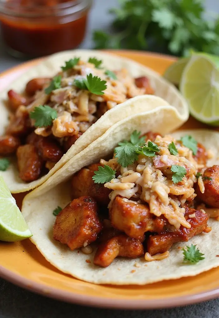 25 Air Fryer Taco Recipes That Are Crispy and Easy 46 25 Air Fryer Taco Recipes That Are Crispy and Easy - 8. BBQ Jackfruit Tacos