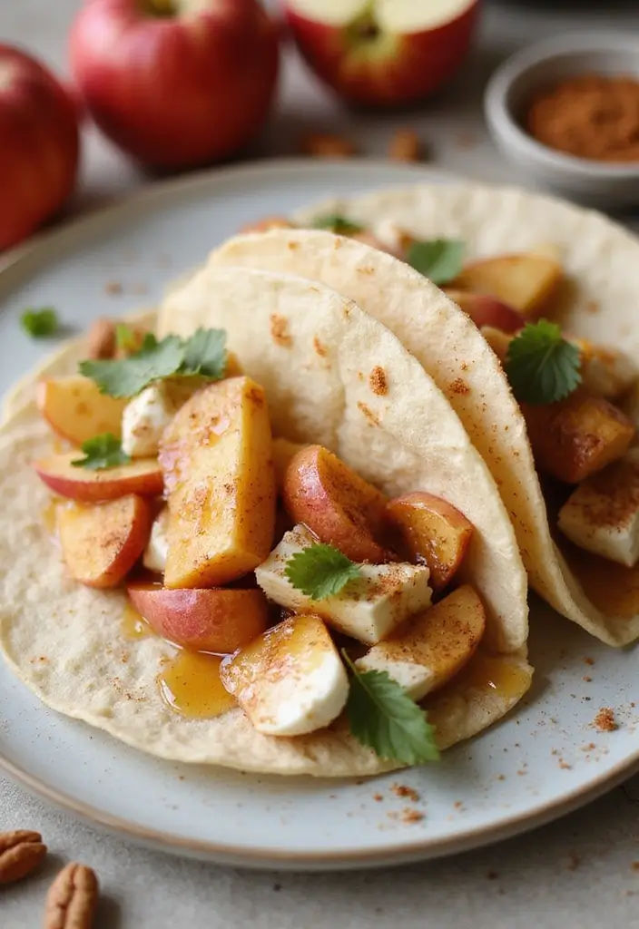 25 Air Fryer Taco Recipes That Are Crispy and Easy 53 25 Air Fryer Taco Recipes That Are Crispy and Easy - 9. Apple and Brie Tacos