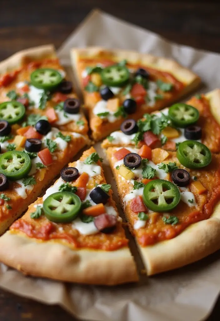 25 At-Home Taco Bell Recipes That Taste Just Like Takeout 95 25 At-Home Taco Bell Recipes That Taste Just Like Takeout - 15. Vegan Taco Pizza