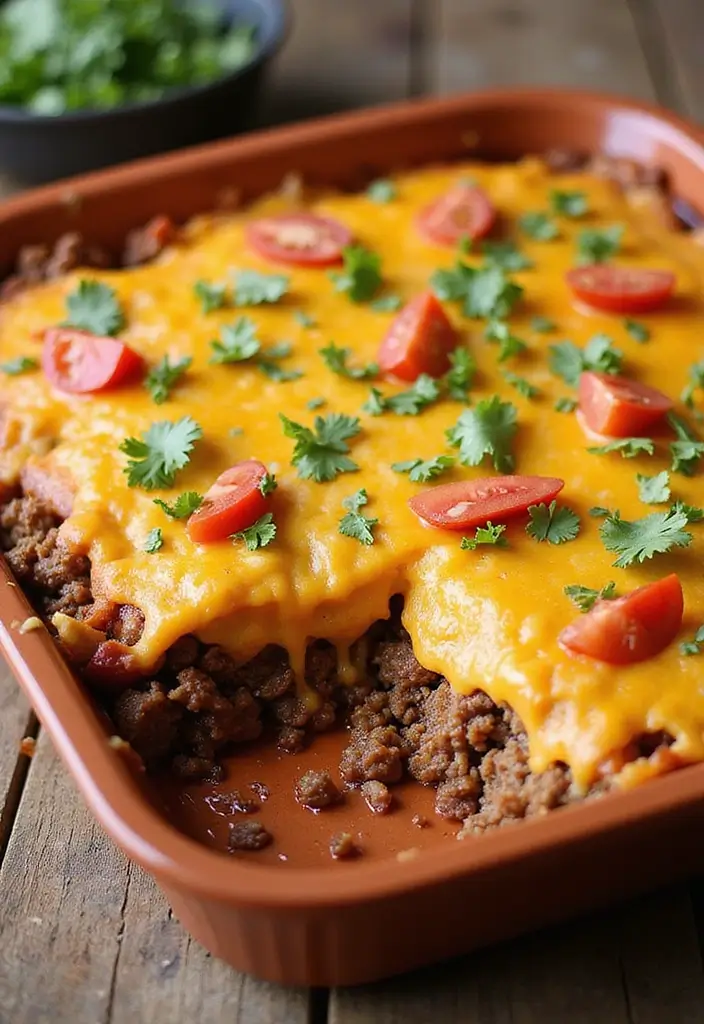 25 Best Taco Casserole Recipes You’ll Want to Make Again 1 25 Best Taco Casserole Recipes You’ll Want to Make Again - 1. Cheesy Ground Beef Taco Casserole