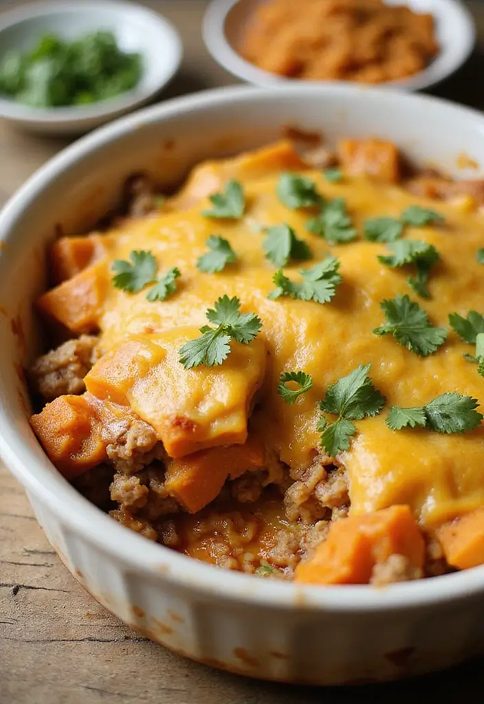 25 Best Taco Casserole Recipes You’ll Want to Make Again 50 25 Best Taco Casserole Recipes You’ll Want to Make Again - 8. Taco Casserole with Sweet Potatoes