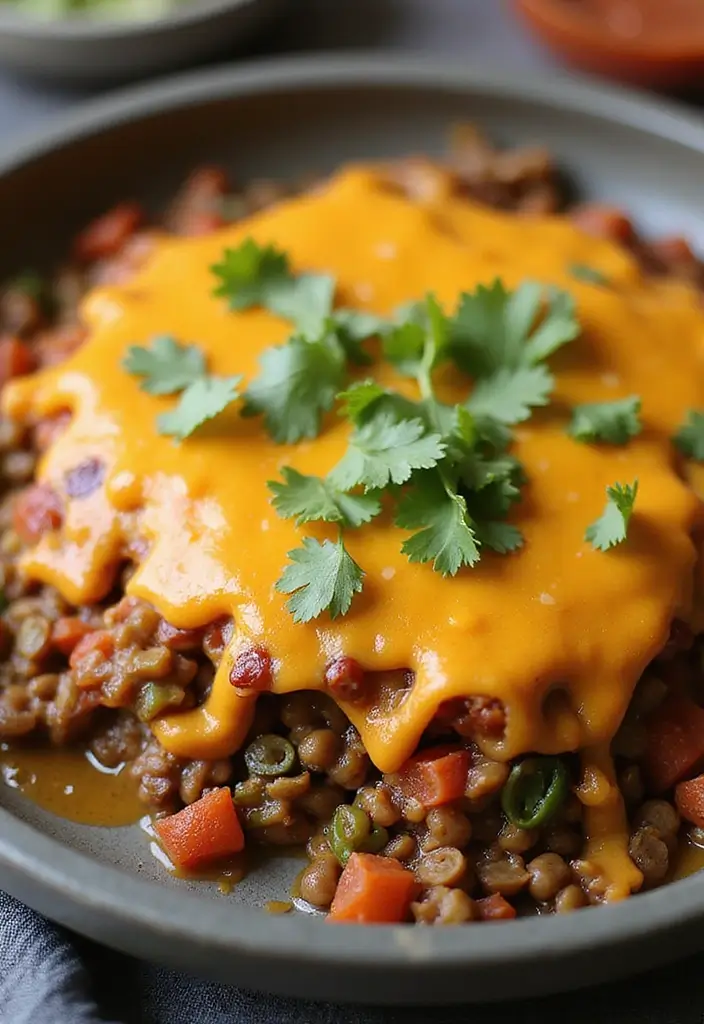 25 Cheesy Taco Casserole Recipes That Everyone Craves 34 25 Cheesy Taco Casserole Recipes That Everyone Craves - 6. Lentil Taco Casserole