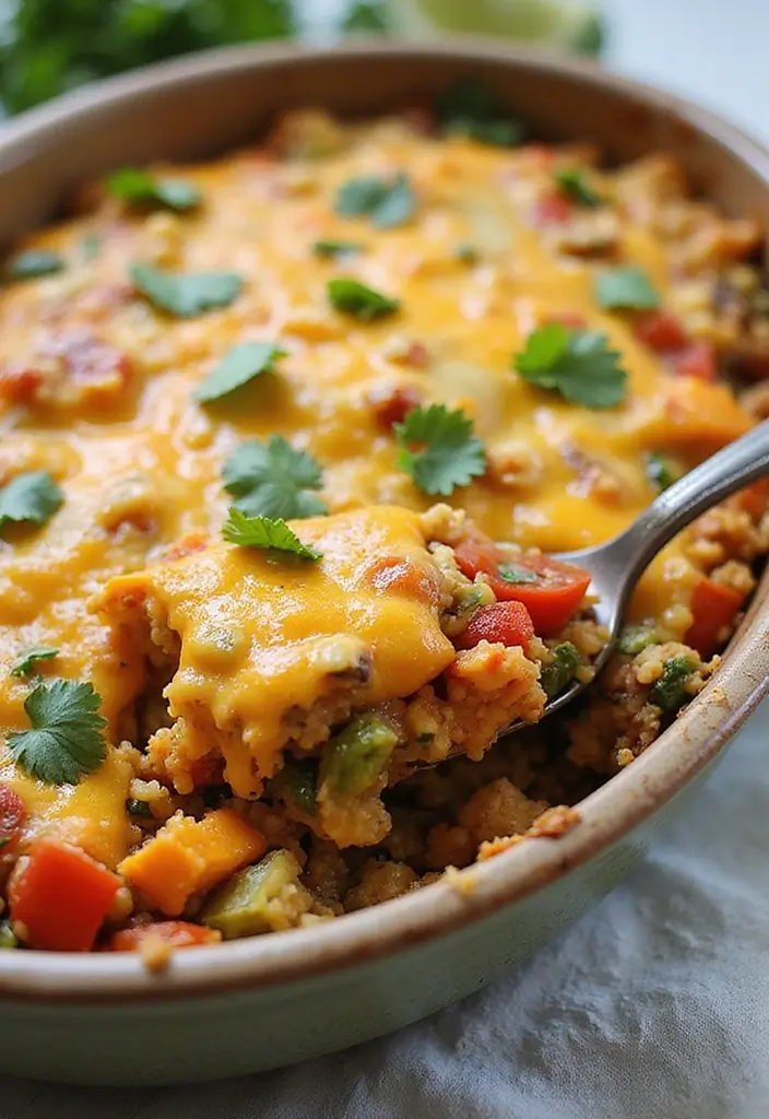 25 Cheesy Taco Casserole Recipes That Everyone Craves 41 25 Cheesy Taco Casserole Recipes That Everyone Craves - 7. Quinoa and Vegetable Taco Casserole