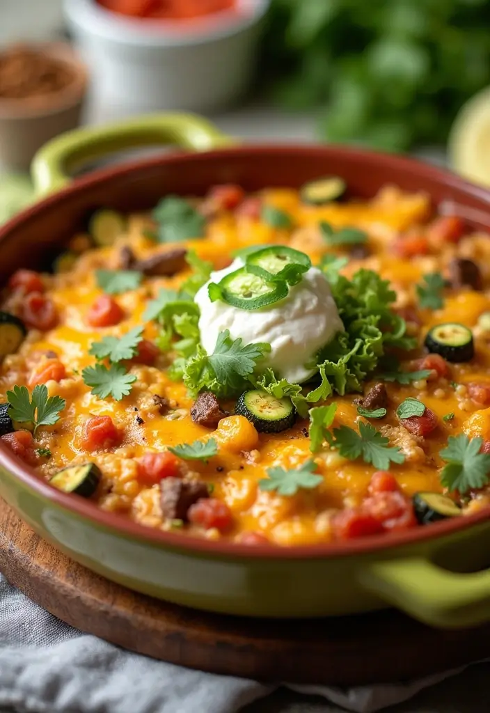 25 Easy Taco Casserole Recipes for Family Dinners 92 25 Easy Taco Casserole Recipes for Family Dinners - 14. Taco Casserole with Zucchini