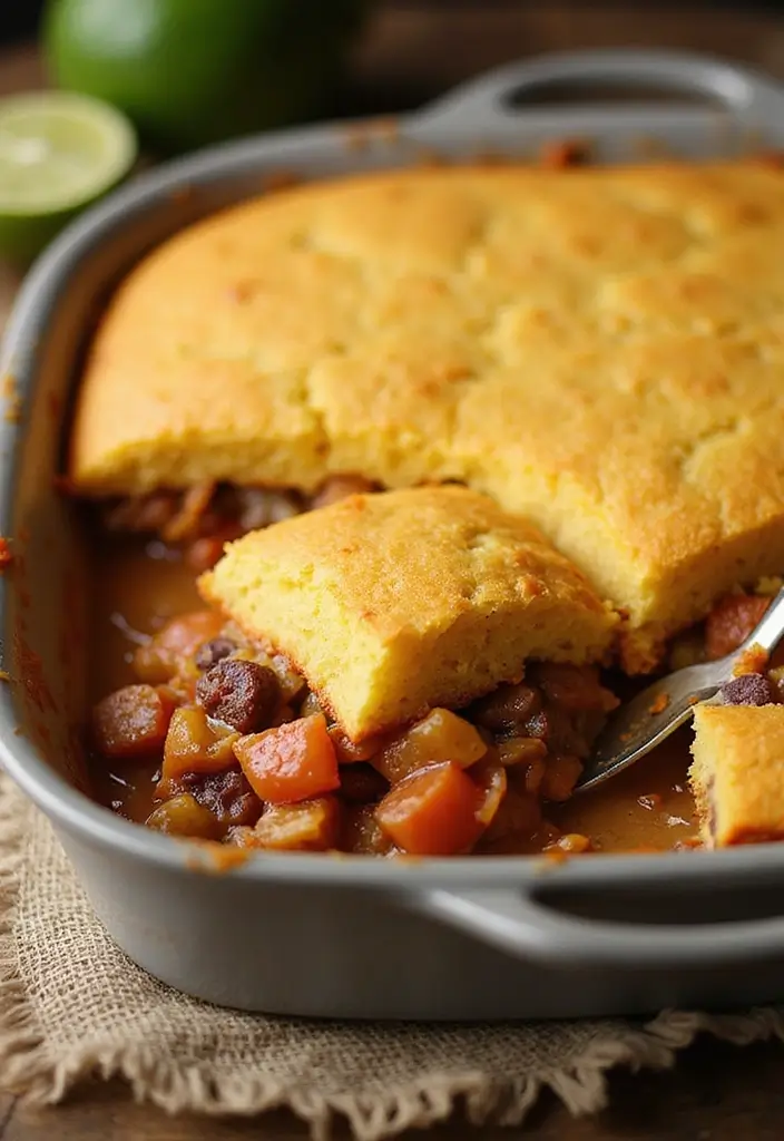25 Easy Taco Casserole Recipes for Family Dinners 160 25 Easy Taco Casserole Recipes for Family Dinners - 24. Taco Casserole with Cornbread Topping