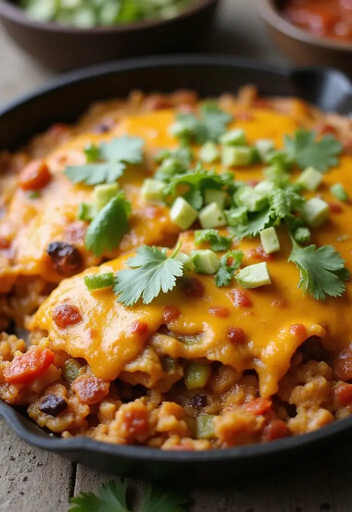 25 Easy Taco Casserole Recipes for Family Dinners 50 25 Easy Taco Casserole Recipes for Family Dinners - 8. One-Pan Taco Casserole