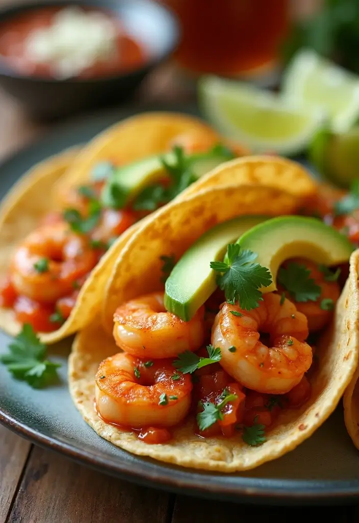 25 Easy Taco Dinner Recipes for Busy Families 60 25 Easy Taco Dinner Recipes for Busy Families - 10. Spicy Shrimp Tacos