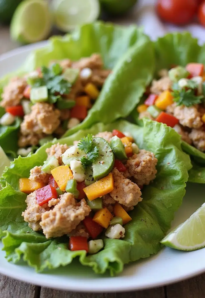 25 Easy Taco Dinner Recipes for Busy Families 67 25 Easy Taco Dinner Recipes for Busy Families - 11. Turkey Taco Lettuce Wraps