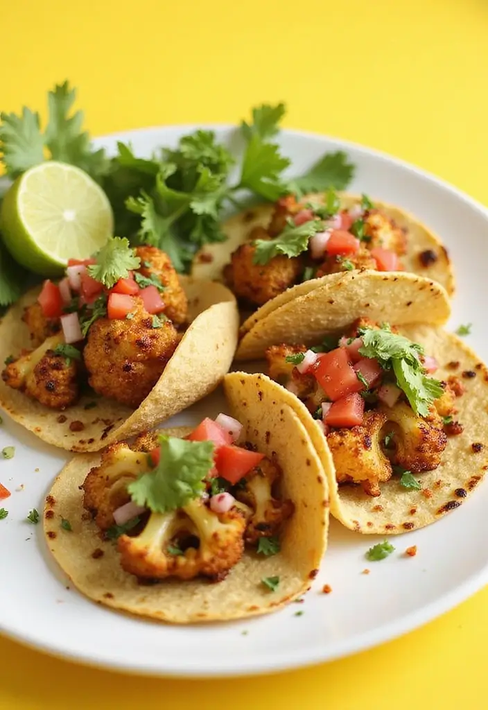 25 Easy Taco Dinner Recipes for Busy Families 81 25 Easy Taco Dinner Recipes for Busy Families - 13. Cauliflower Tacos