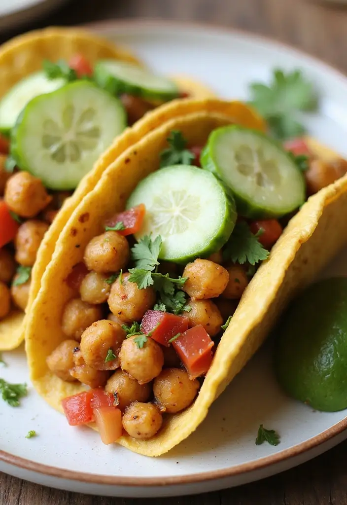 25 Gluten Free Taco Recipes Everyone Can Enjoy 107 25 Gluten Free Taco Recipes Everyone Can Enjoy - 17. Mediterranean Chickpea Tacos