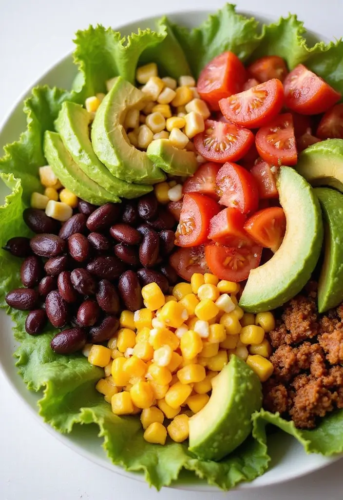 25 Gluten Free Taco Recipes Everyone Can Enjoy 4 25 Gluten Free Taco Recipes Everyone Can Enjoy - 2. Vegetarian Taco Salad