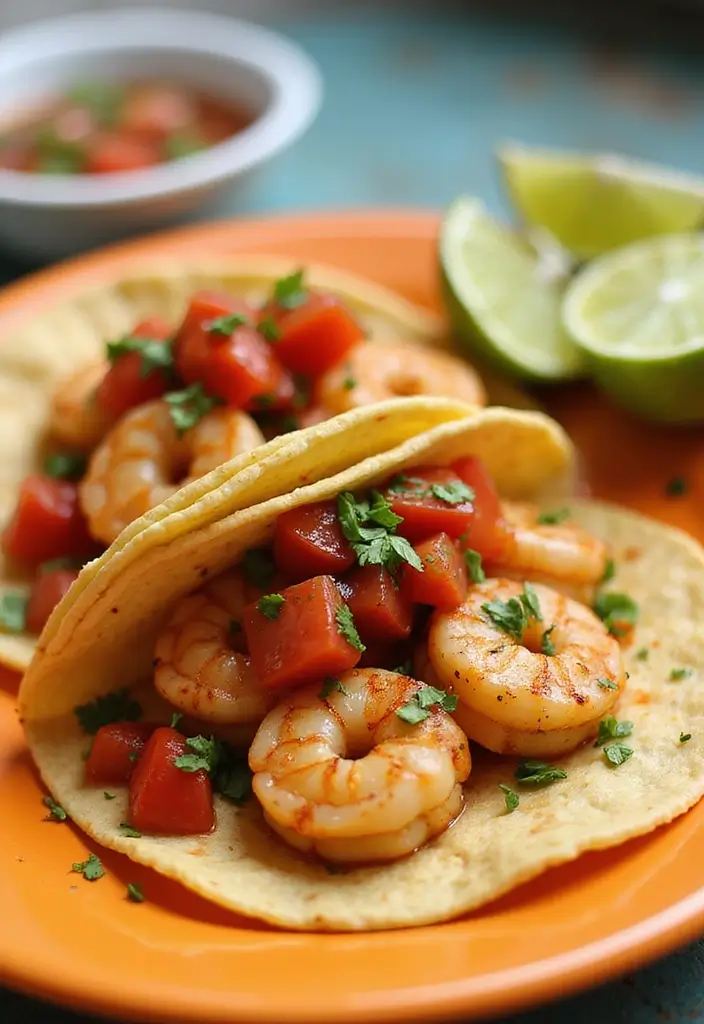 25 Healthy Shrimp Taco Recipes with Fresh Flavors 117 25 Healthy Shrimp Taco Recipes with Fresh Flavors - 19. Shrimp Tacos with Tomato Salsa