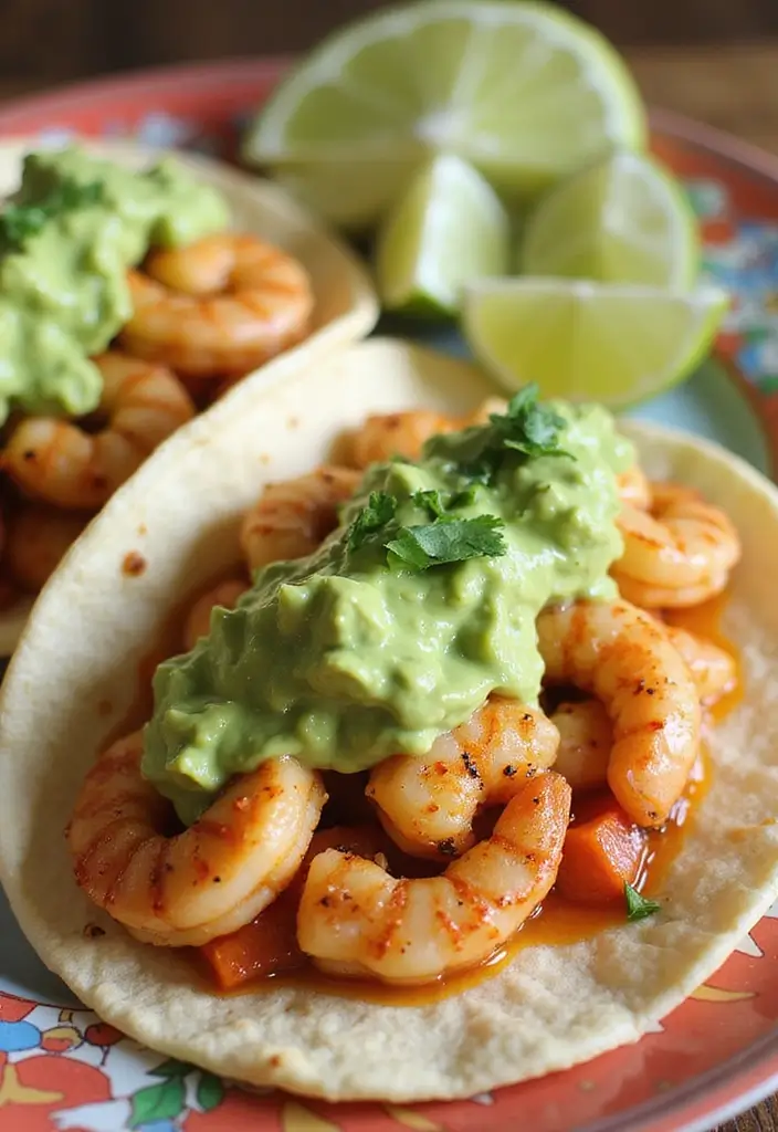 25 Healthy Shrimp Taco Recipes with Fresh Flavors 150 25 Healthy Shrimp Taco Recipes with Fresh Flavors - 24. Shrimp Tacos with Avocado Salsa