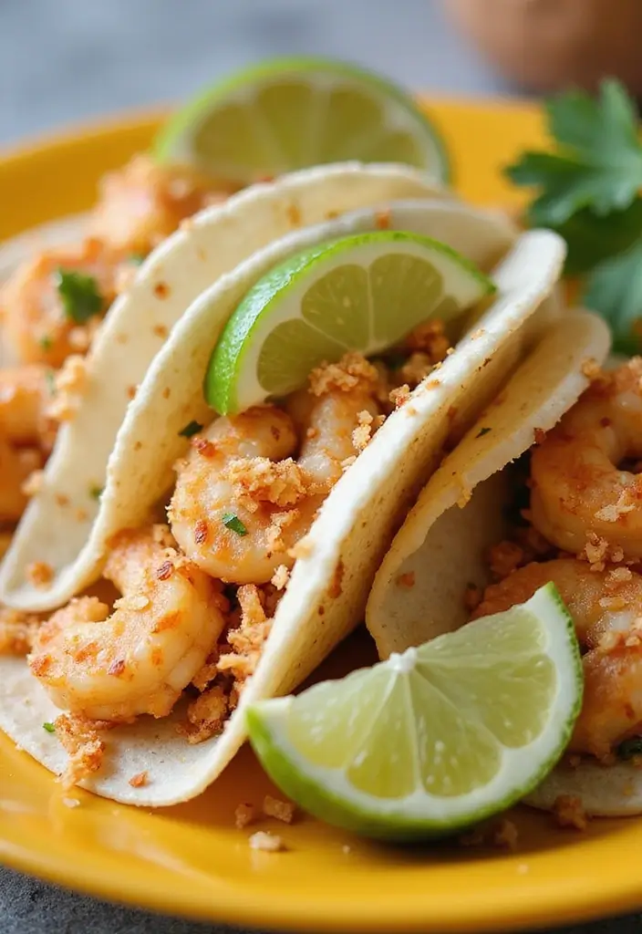 25 Healthy Shrimp Taco Recipes with Fresh Flavors 32 25 Healthy Shrimp Taco Recipes with Fresh Flavors - 6. Coconut Shrimp Tacos
