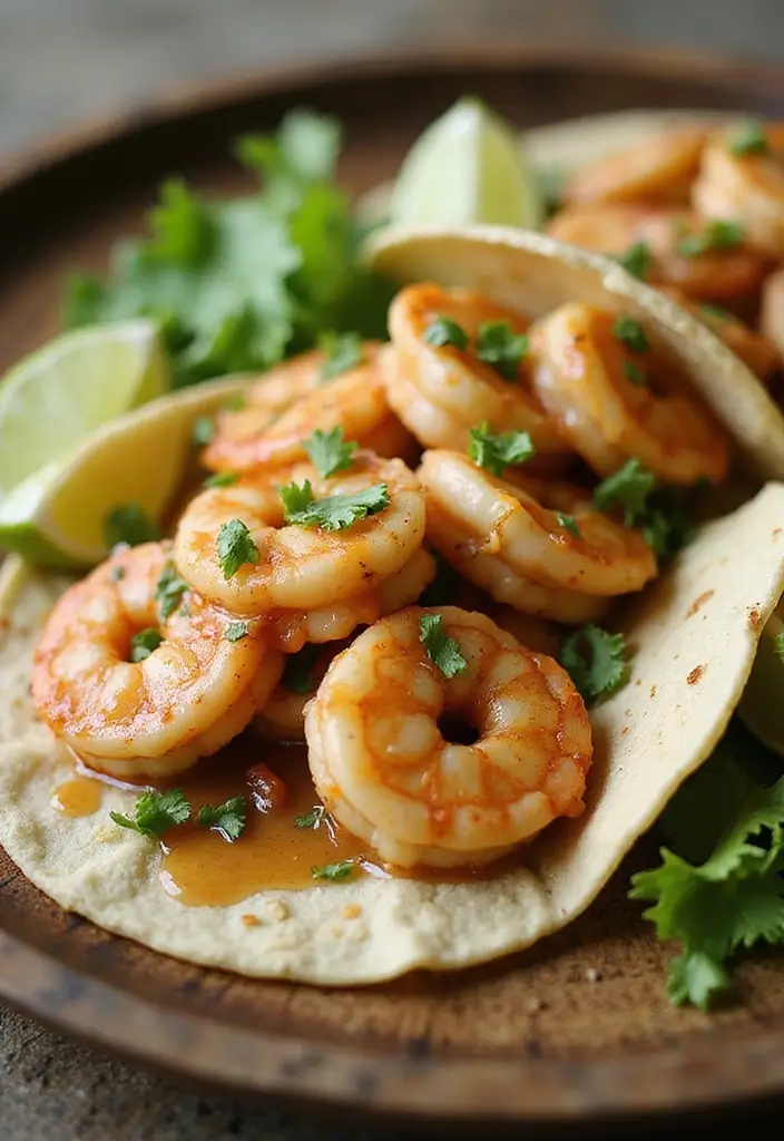25 Healthy Shrimp Taco Recipes with Fresh Flavors 53 25 Healthy Shrimp Taco Recipes with Fresh Flavors - 9. Shrimp Tacos with Garlic Lime Sauce