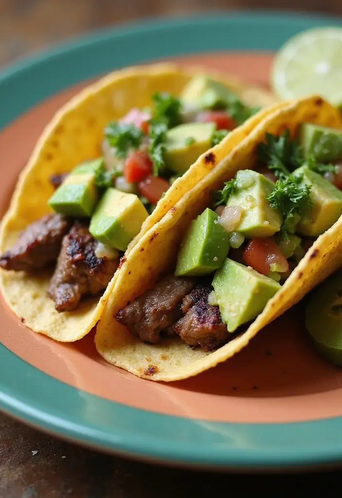25 Healthy Steak Taco Recipes Packed with Protein 1 25 Healthy Steak Taco Recipes Packed with Protein - 1. Grilled Steak Tacos with Avocado Salsa