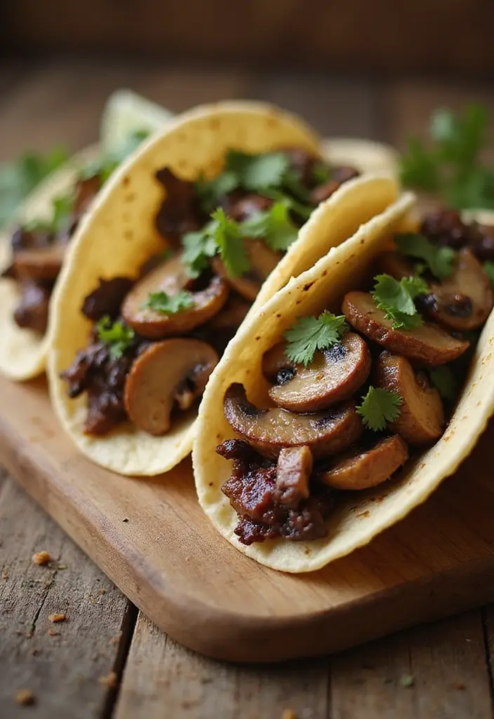 25 Healthy Steak Taco Recipes Packed with Protein 113 25 Healthy Steak Taco Recipes Packed with Protein - 17. Steak Tacos with Sautéed Mushrooms
