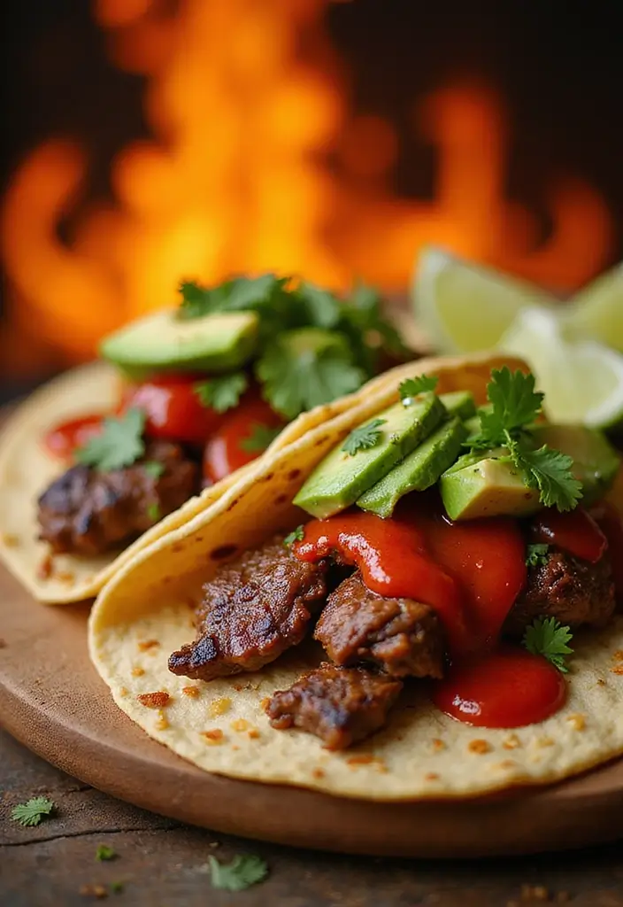 25 Healthy Steak Taco Recipes Packed with Protein 146 25 Healthy Steak Taco Recipes Packed with Protein - 22. Steak Tacos with Habañero Sauce