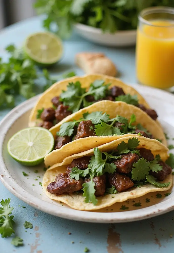25 Healthy Steak Taco Recipes Packed with Protein 29 25 Healthy Steak Taco Recipes Packed with Protein - 5. Cilantro Lime Steak Tacos