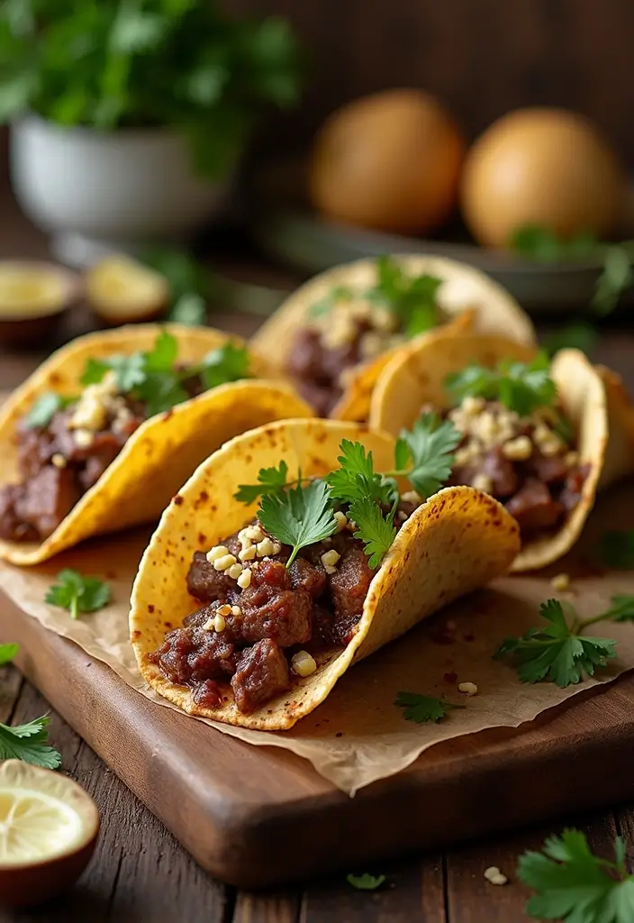 25 Healthy Steak Taco Recipes Packed with Protein 36 25 Healthy Steak Taco Recipes Packed with Protein - 6. Garlic Butter Steak Tacos