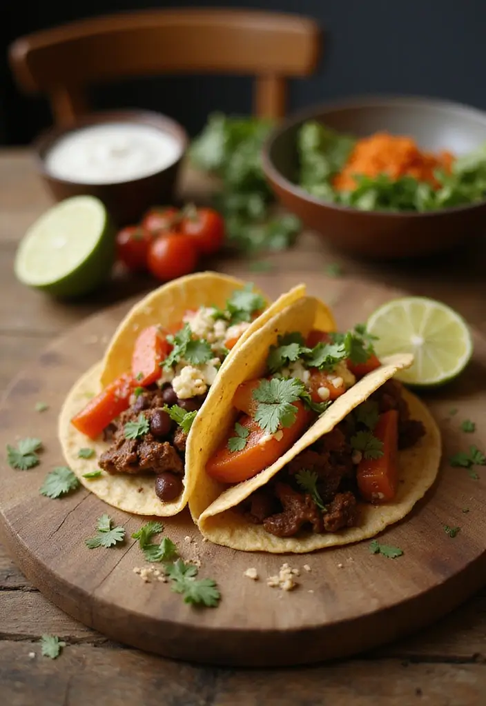 25 Healthy Steak Taco Recipes Packed with Protein 50 25 Healthy Steak Taco Recipes Packed with Protein - 8. Beef and Bean Tacos