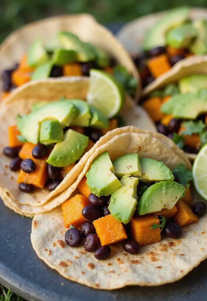 25 Healthy Taco Meat Recipes for Clean Eating Lovers 93 25 Healthy Taco Meat Recipes for Clean Eating Lovers - 15. Butternut Squash and Black Bean Tacos