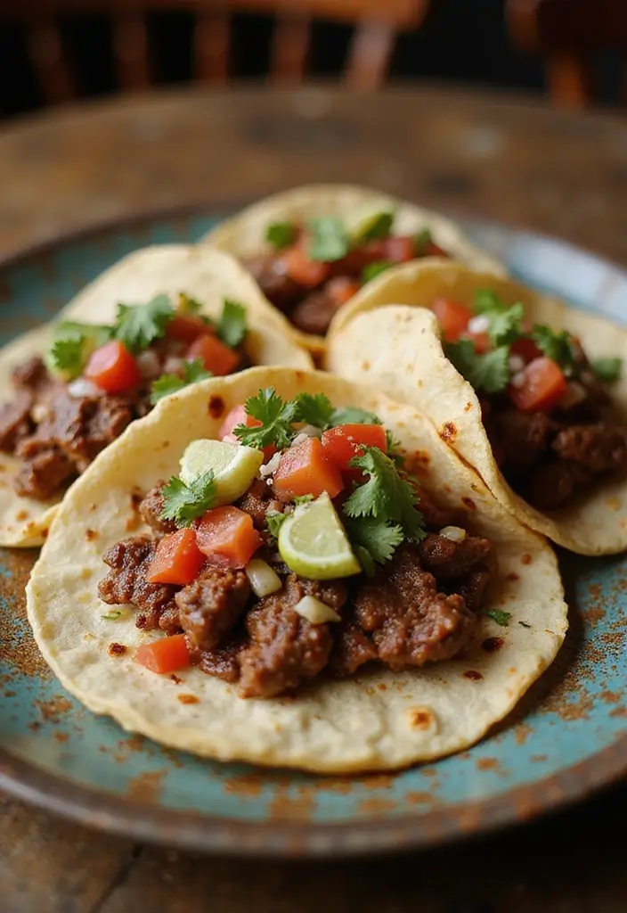 25 Healthy Taco Meat Recipes for Clean Eating Lovers 112 25 Healthy Taco Meat Recipes for Clean Eating Lovers - 18. Moroccan-Spiced Beef Tacos