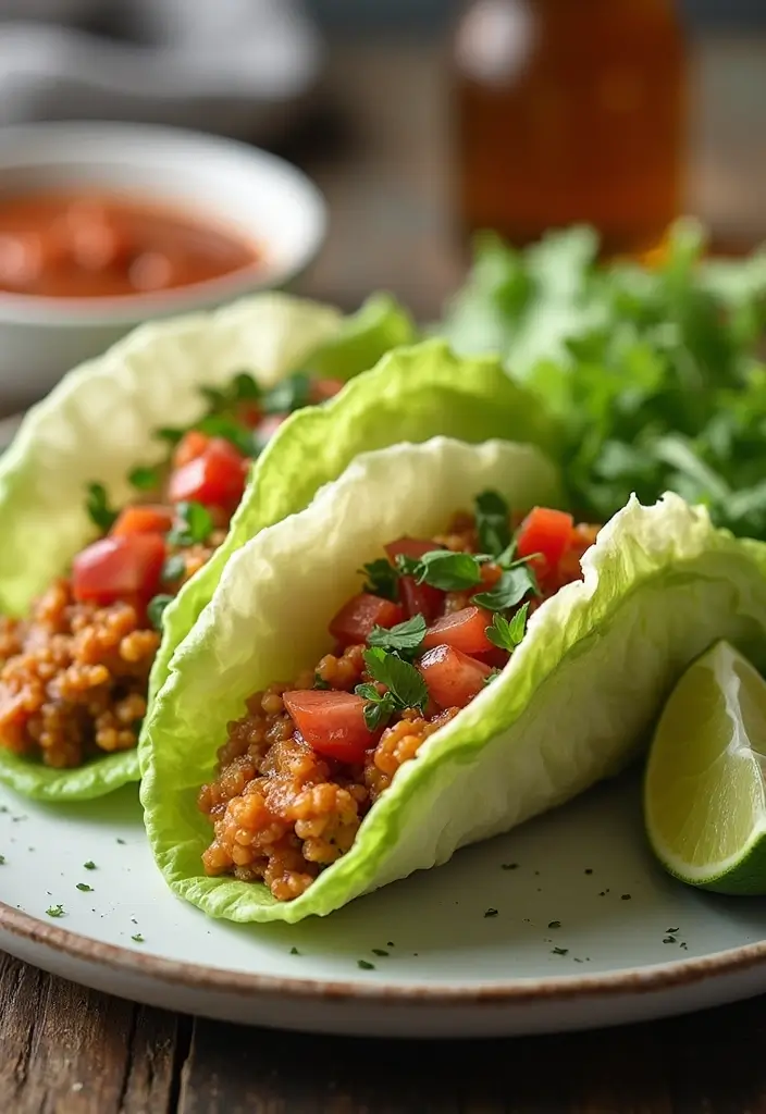 25 Healthy Taco Meat Recipes for Clean Eating Lovers 138 25 Healthy Taco Meat Recipes for Clean Eating Lovers - 22. Cabbage-Wrapped Tacos