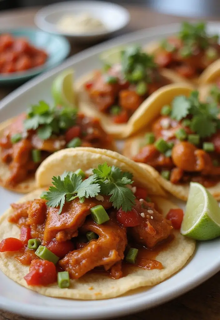 25 Healthy Taco Meat Recipes for Clean Eating Lovers 150 25 Healthy Taco Meat Recipes for Clean Eating Lovers - 24. Sweet and Spicy Pork Tacos