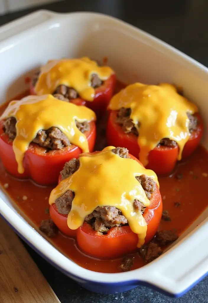 25 Healthy Taco Meat Recipes for Clean Eating Lovers 30 25 Healthy Taco Meat Recipes for Clean Eating Lovers - 6. Taco Stuffed Bell Peppers