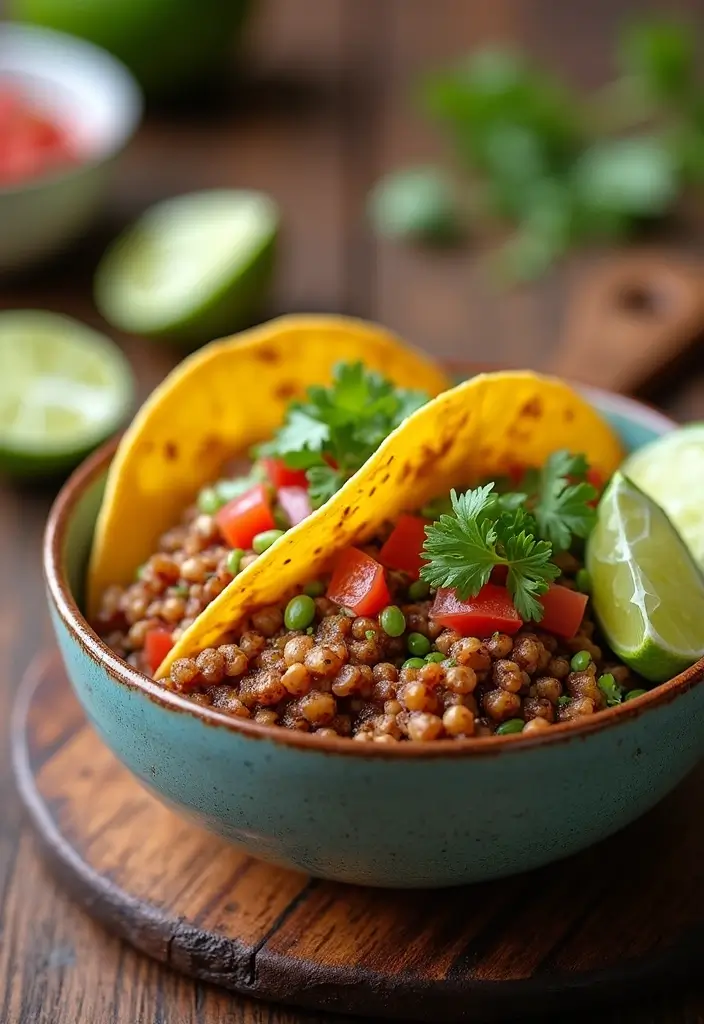 25 Healthy Taco Meat Recipes for Clean Eating Lovers 37 25 Healthy Taco Meat Recipes for Clean Eating Lovers - 7. Lentil Tacos