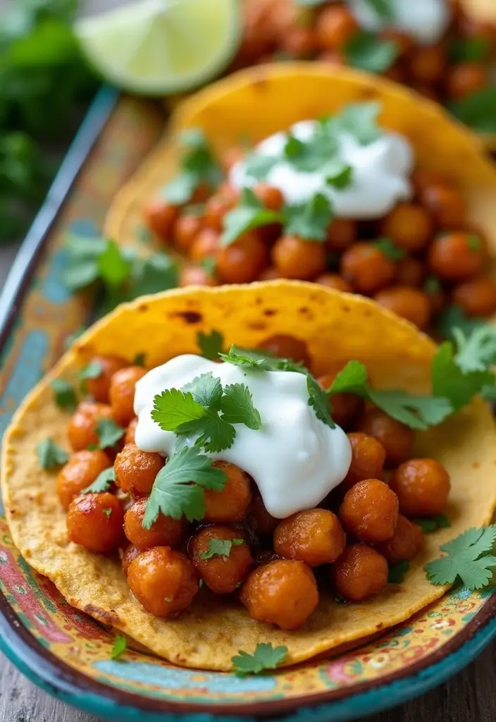 25 Hello Fresh Taco Recipes You Can Recreate at Home 78 25 Hello Fresh Taco Recipes You Can Recreate at Home - 12. Spicy Chickpea Tacos with Cilantro Cream