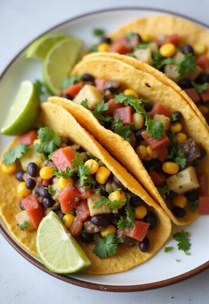 25 Hello Fresh Taco Recipes You Can Recreate at Home 15 25 Hello Fresh Taco Recipes You Can Recreate at Home - 3. Veggie Tacos with Black Beans and Corn