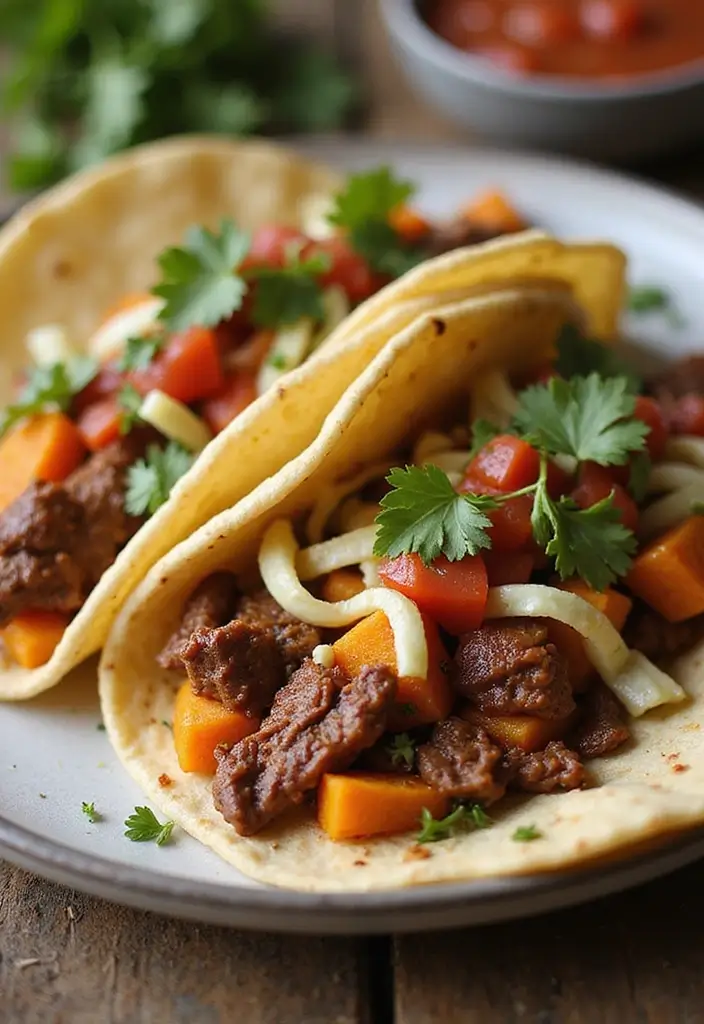 25 Hello Fresh Taco Recipes You Can Recreate at Home 29 25 Hello Fresh Taco Recipes You Can Recreate at Home - 5. Beef and Sweet Potato Tacos