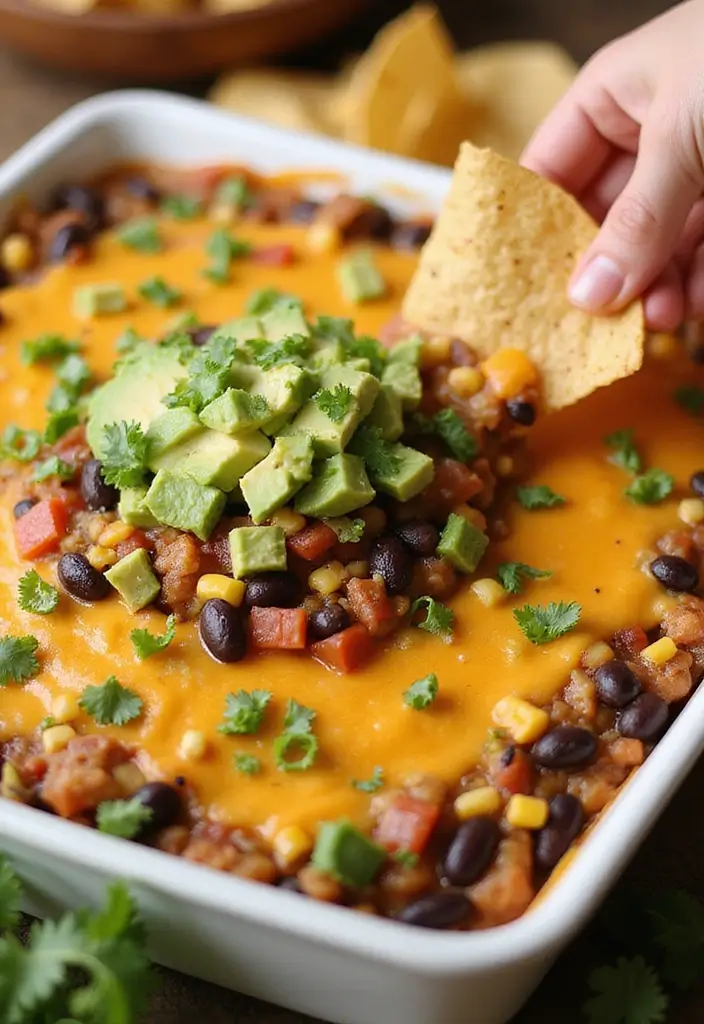 25 Hot Taco Dip Recipes Perfect for Game Nights 90 25 Hot Taco Dip Recipes Perfect for Game Nights - 14. Tex-Mex Taco Dip