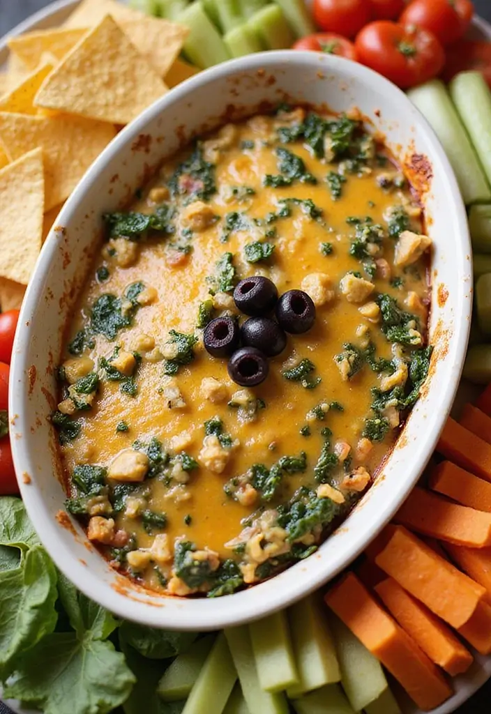 25 Hot Taco Dip Recipes Perfect for Game Nights 27 25 Hot Taco Dip Recipes Perfect for Game Nights - 5. Spinach and Artichoke Taco Dip