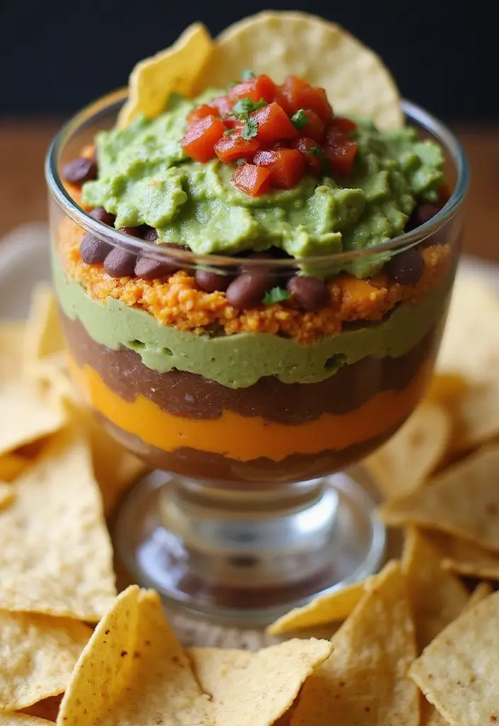 25 Hot Taco Dip Recipes Perfect for Game Nights 34 25 Hot Taco Dip Recipes Perfect for Game Nights - 6. Layered Taco Dip