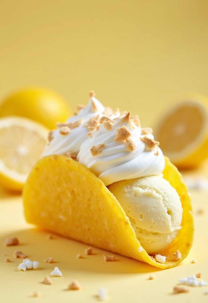 25 Ice Cream Taco Recipes for a Playful Dessert 113 25 Ice Cream Taco Recipes for a Playful Dessert - 17. Lemon Meringue Ice Cream Taco