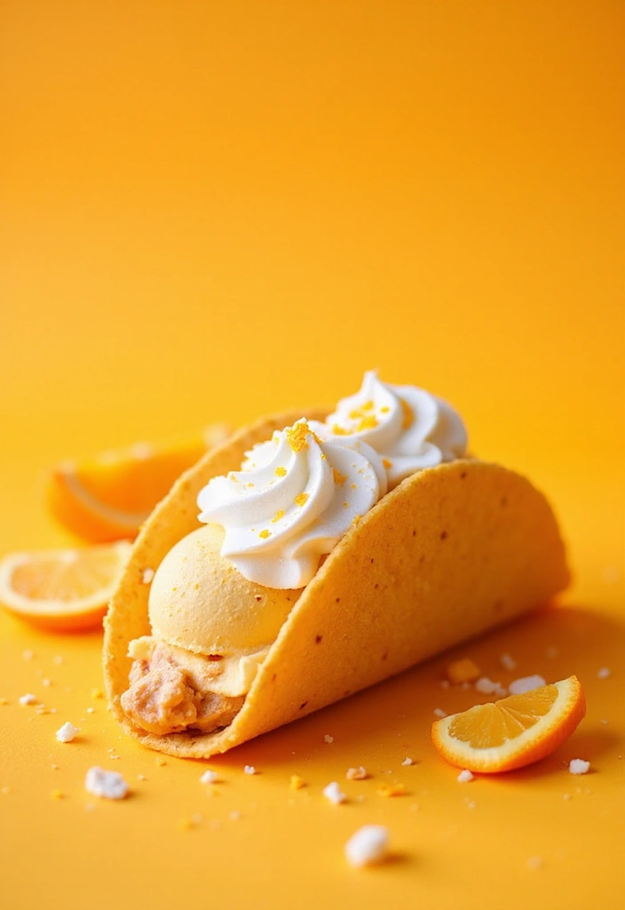25 Ice Cream Taco Recipes for a Playful Dessert 148 25 Ice Cream Taco Recipes for a Playful Dessert - 22. Orange Creamsicle Ice Cream Taco