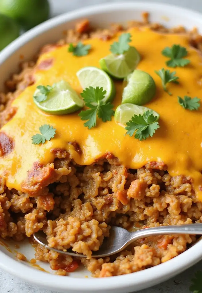 25 Keto Taco Casserole Recipes That Taste Incredible 85 25 Keto Taco Casserole Recipes That Taste Incredible - 13. Taco Casserole with Cilantro Lime Rice