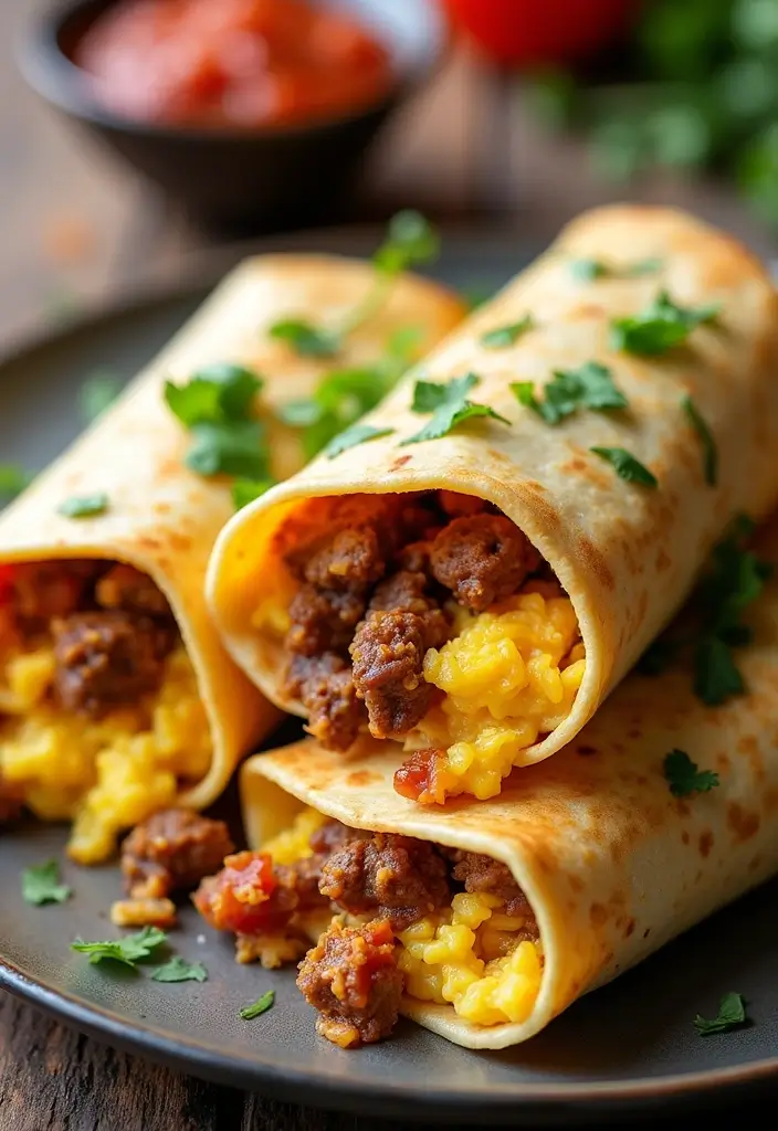 25 Leftover Taco Meat Recipes and Casseroles to Repurpose Dinner 56 25 Leftover Taco Meat Recipes and Casseroles to Repurpose Dinner - 10. Taco Meat Breakfast Burritos