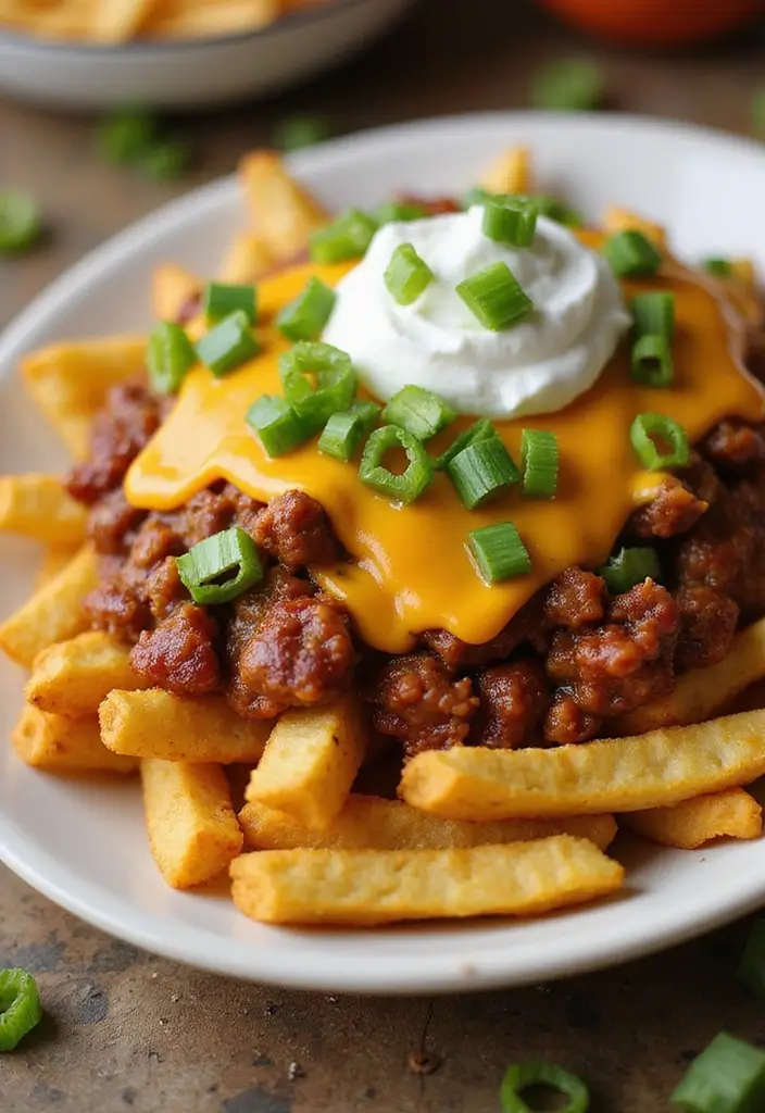 25 Leftover Taco Meat Recipes and Casseroles to Repurpose Dinner 105 25 Leftover Taco Meat Recipes and Casseroles to Repurpose Dinner - 17. Taco Meat Chili Cheese Fries