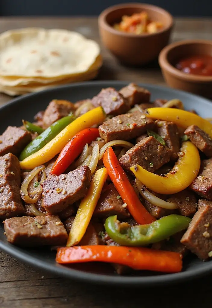 25 Leftover Taco Meat Recipes and Casseroles to Repurpose Dinner 126 25 Leftover Taco Meat Recipes and Casseroles to Repurpose Dinner - 20. Taco Meat Fajitas