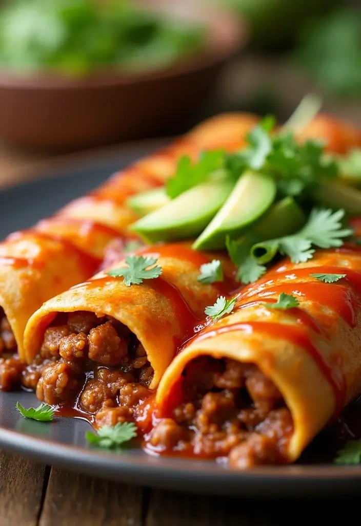 25 Leftover Taco Meat Recipes and Casseroles to Repurpose Dinner 27 25 Leftover Taco Meat Recipes and Casseroles to Repurpose Dinner - 5. Taco Meat Enchiladas