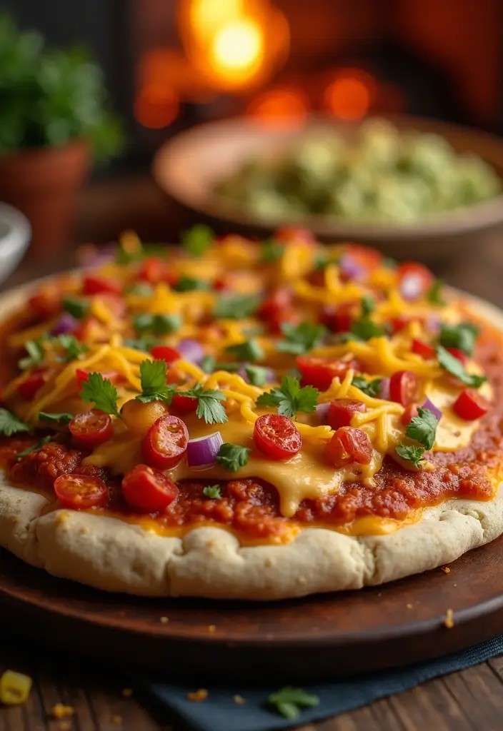 25 Recipes Using Soft Taco Shells for Quick Meals 74 25 Recipes Using Soft Taco Shells for Quick Meals - 12. Taco Pizza with Soft Shell Base